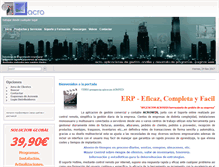 Tablet Screenshot of acro.webempresa.eu